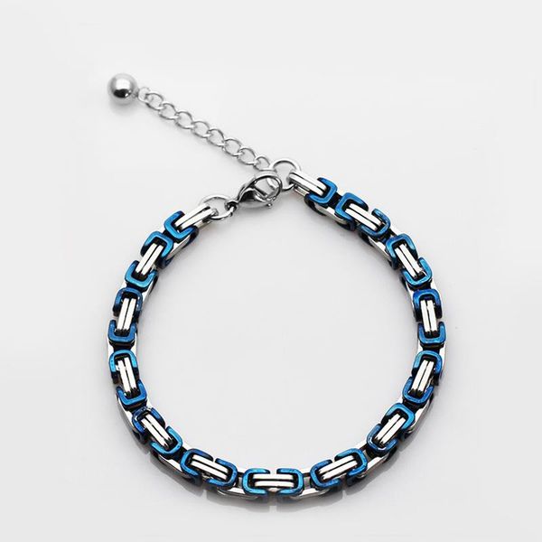 link, chain titanium steel bracelet jewelry domineering emperor fashion all-match trend, Black
link, chain titanium steel bracelet jewelry domineering emperor fashion all-match trend, Black