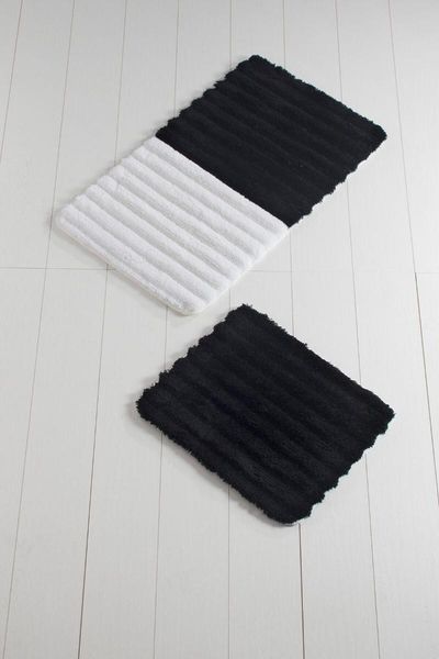 bath mats soft black set of 2 mat 8694545034983 
bath mats soft black set of 2 mat 8694545034983