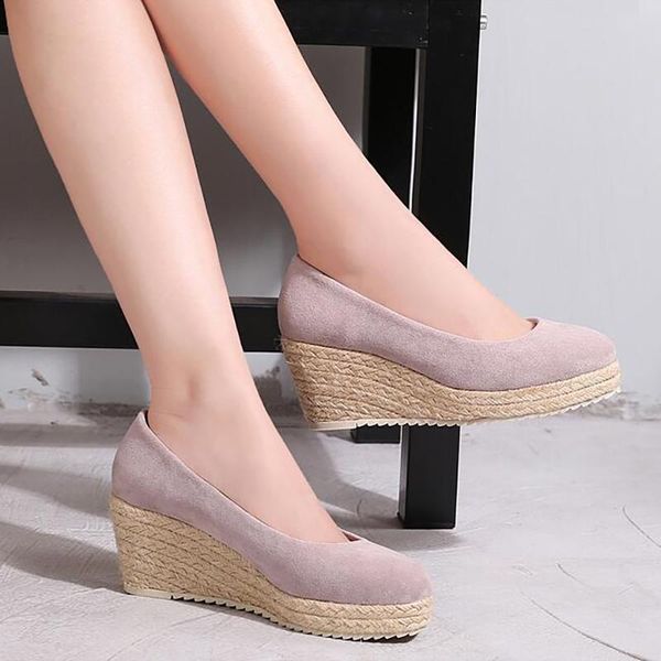 dress shoes elegent round toe wedges for women flock wild fashion ladies high heels casual shallow platform pumps woman, Black
dress shoes elegent round toe wedges for women flock wild fashion ladies high heels casual shallow platform pumps woman, Black