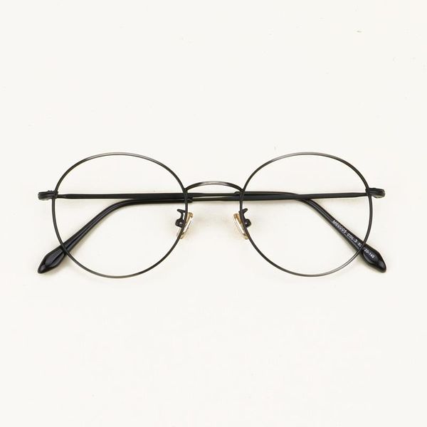 ultra light fine metal short-sighted spectacle frame retro round art for men and women optical glasses fashion sunglasses frames, Black
ultra light fine metal short-sighted spectacle frame retro round art for men and women optical glasses fashion sunglasses frames, Black