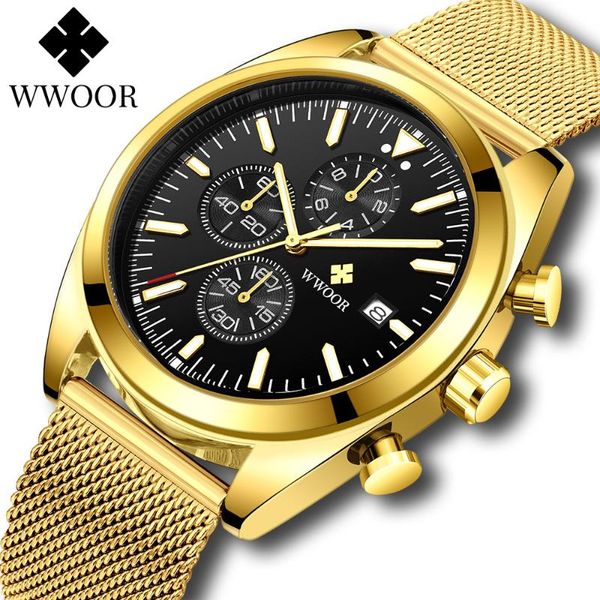 wristwatches 2021 wwoor gold black watch for men sports chronograph qaurtz watches steel military waterproof wrist, Slivery;brown
wristwatches 2021 wwoor gold black watch for men sports chronograph qaurtz watches steel military waterproof wrist, Slivery;brown