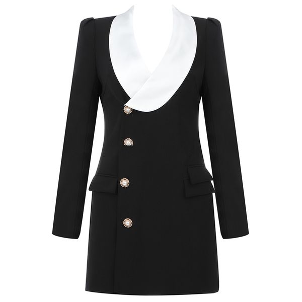 women suit blazer casual single breasted coat jacket long sleeve office party club blazers fashion clothing 210515, White;black
women suit blazer casual single breasted coat jacket long sleeve office party club blazers fashion clothing 210515, White;black