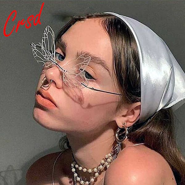 sun glasses crsd 2021 fashion rimless wings glasses women vintage punk cool gradient dragonfly steampunk cat eye for female, White;black
sun glasses crsd 2021 fashion rimless wings glasses women vintage punk cool gradient dragonfly steampunk cat eye for female, White;black