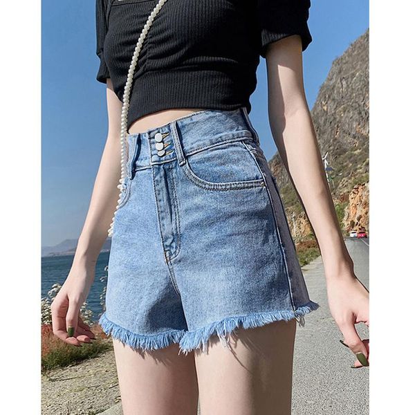 women's jeans 2021 women high waist wide leg denim short pants female vintage blue ladies casual loose cotton trousers xa86f
women's jeans 2021 women high waist wide leg denim short pants female vintage blue ladies casual loose cotton trousers xa86f