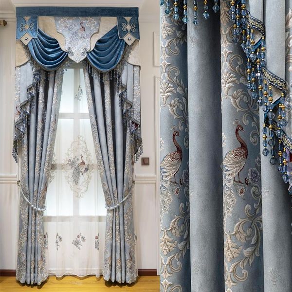 curtain & drapes european and american high-precision embossed embroidery curtains bedroom living room kitchen high-quality custom
curtain & drapes european and american high-precision embossed embroidery curtains bedroom living room kitchen high-quality custom