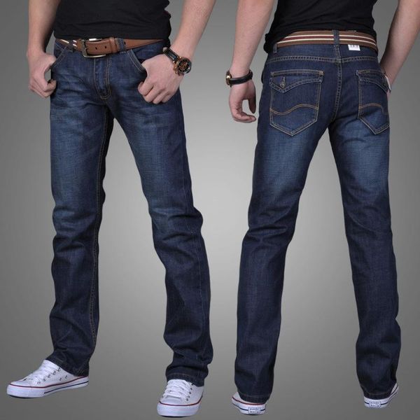 men's jeans summer thin straight regular loose casual youth large business pants, Blue
men's jeans summer thin straight regular loose casual youth large business pants, Blue