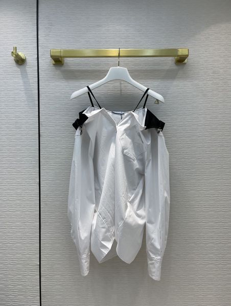 milan runway shirts 2021 autumn long sleeve hooded print designer blouses brand same style women's 0809-11, White
milan runway shirts 2021 autumn long sleeve hooded print designer blouses brand same style women's 0809-11, White