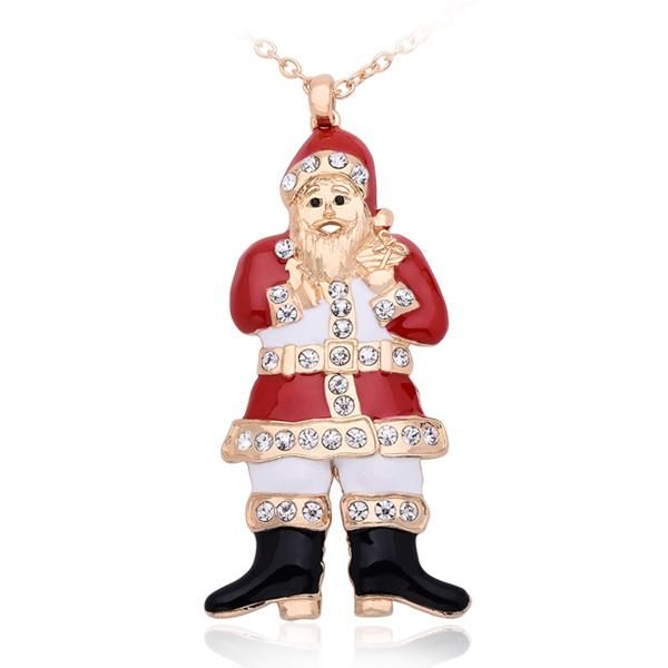 pendant necklaces 2022 fashion women christmas santa claus necklace party jewerly year gifts, Silver
pendant necklaces 2022 fashion women christmas santa claus necklace party jewerly year gifts, Silver