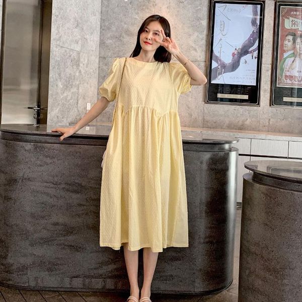 maternity dresses 20634# dress summer cotton short sleeves loose stylish pregnant women mom, White
maternity dresses 20634# dress summer cotton short sleeves loose stylish pregnant women mom, White