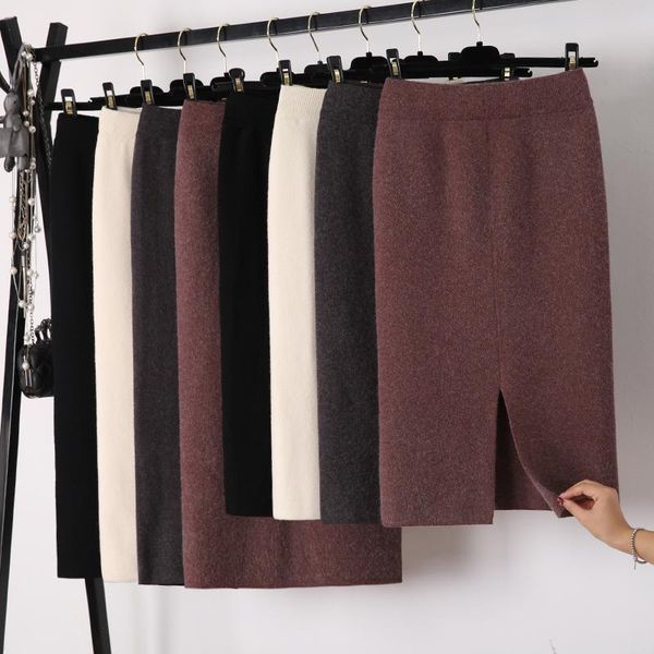 skirts womens autumn winter knitted skirt women elegant back slit stretch bodycon midi pencil high waist jupe femme faldas, Black
skirts womens autumn winter knitted skirt women elegant back slit stretch bodycon midi pencil high waist jupe femme faldas, Black