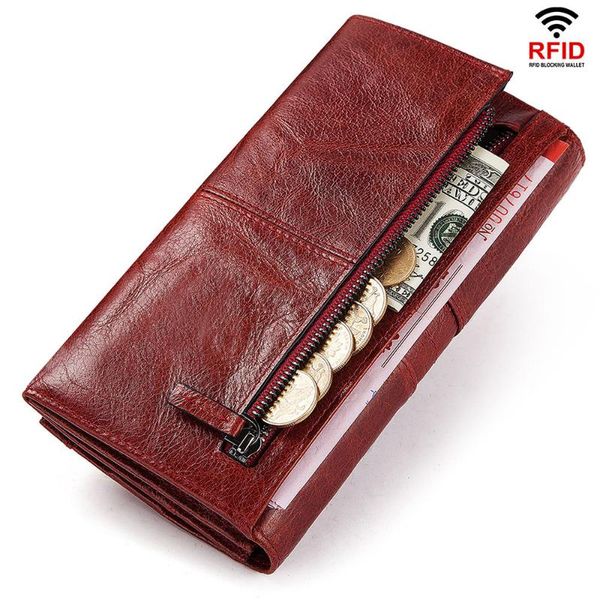 wallets fashion genuine pu female purse rfid money bag card pocket coin wristlet long wallet passport phone holder, Red;black
wallets fashion genuine pu female purse rfid money bag card pocket coin wristlet long wallet passport phone holder, Red;black