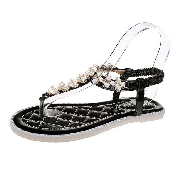 sandals women's summer fashion rhinestone flat flip-flops herringbone roman shoes beach, Black
sandals women's summer fashion rhinestone flat flip-flops herringbone roman shoes beach, Black