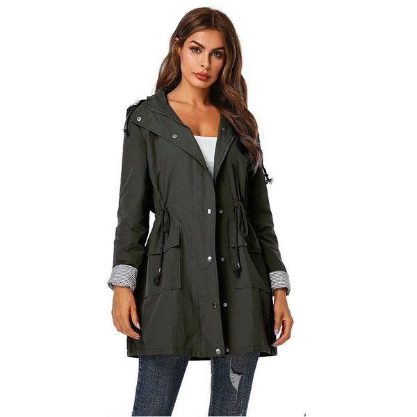 women's trench coats 2021 women long sleeve hooded waterproof coat for casual double pocket slim button down zipper black jacket, Tan;black
women's trench coats 2021 women long sleeve hooded waterproof coat for casual double pocket slim button down zipper black jacket, Tan;black