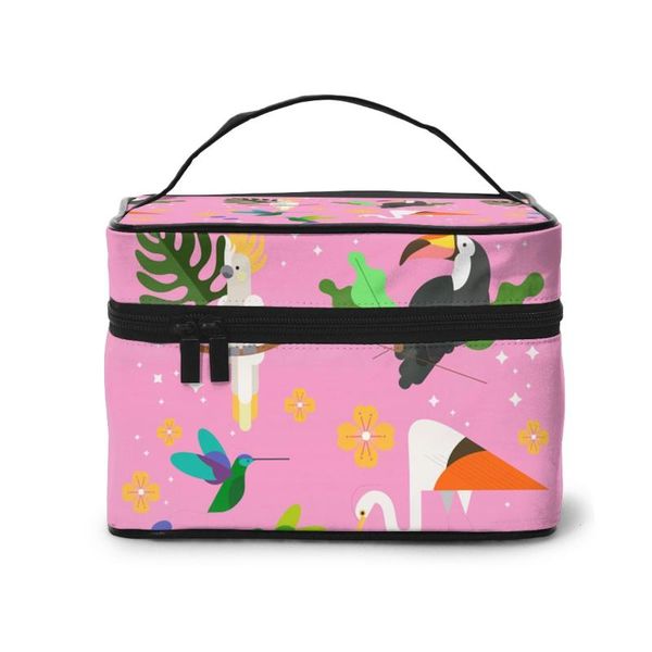 cosmetic bags & cases 2021 women makeup bag exotic tropical wild bird ladies beauty case cosmetics organizer toiletry
cosmetic bags & cases 2021 women makeup bag exotic tropical wild bird ladies beauty case cosmetics organizer toiletry