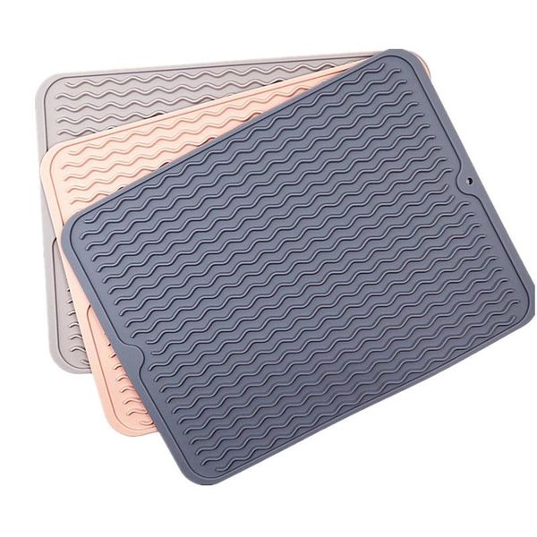 40*30cm silicone dish drying non-slip mats thickness heat resistant table tray cup coasters pot holder placemats kitchen tool & pads
40*30cm silicone dish drying non-slip mats thickness heat resistant table tray cup coasters pot holder placemats kitchen tool & pads