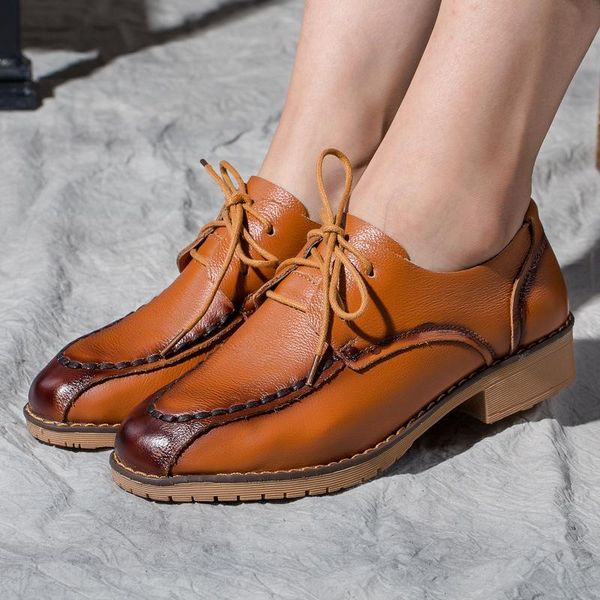 dress shoes cross-border foreign trade low-cut lace-up leather women's casual fashion retro single, Black
dress shoes cross-border foreign trade low-cut lace-up leather women's casual fashion retro single, Black