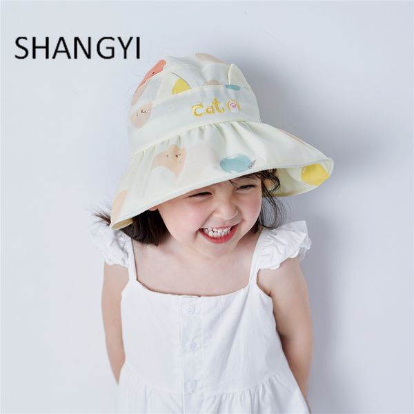 sy little jasmine 21 summer new live broadcast head circumference 52cm children's flower cloth cat empty hat, Yellow
sy little jasmine 21 summer new live broadcast head circumference 52cm children's flower cloth cat empty hat, Yellow