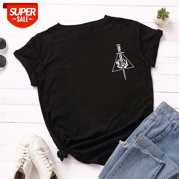 spot european and american women's loose round neck short-sleeved rose sword corsage t-shirt #a02t, White
spot european and american women's loose round neck short-sleeved rose sword corsage t-shirt #a02t, White