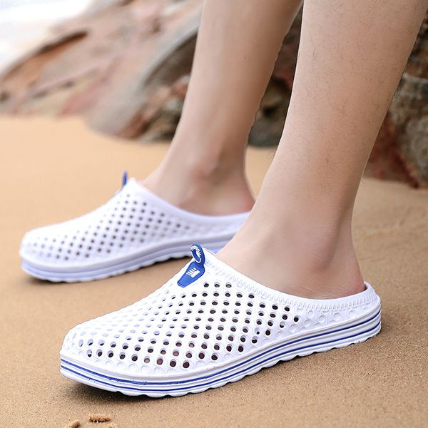 slipper casual shoes hollow out beach couple sandals male non-slip 456 slippers 8qnz, Black
slipper casual shoes hollow out beach couple sandals male non-slip 456 slippers 8qnz, Black