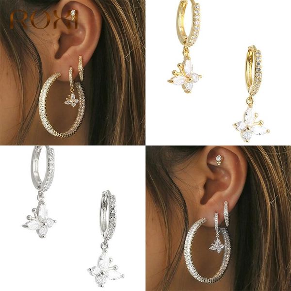 hoop & huggie roxi copper summer butterfly pendant earrings for women pendientes dangle fashion jewelry accessories, Golden;silver
hoop & huggie roxi copper summer butterfly pendant earrings for women pendientes dangle fashion jewelry accessories, Golden;silver