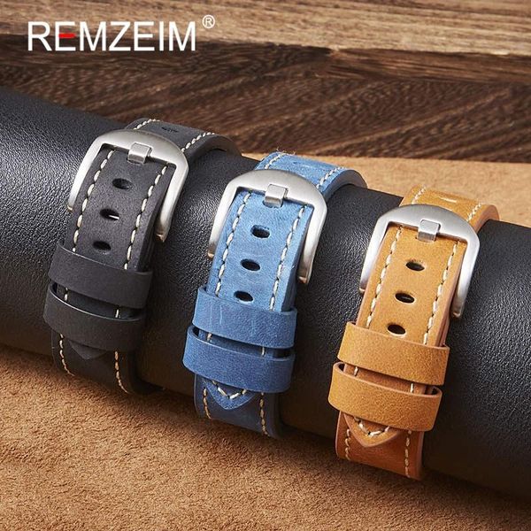 watch bands remzeim s 20mm 22mm 24mm genuine calf retro leather watchbands stainless steel soild buckle wrist belt bracelets, Black;brown
watch bands remzeim s 20mm 22mm 24mm genuine calf retro leather watchbands stainless steel soild buckle wrist belt bracelets, Black;brown