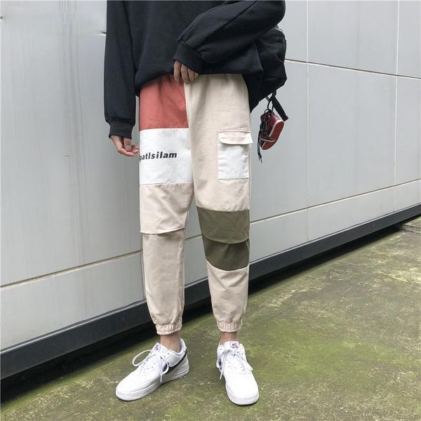 style men's overalls, ankle length, comfortable loose patchwork, korean trousers, fashion bandana pants, Black
style men's overalls, ankle length, comfortable loose patchwork, korean trousers, fashion bandana pants, Black