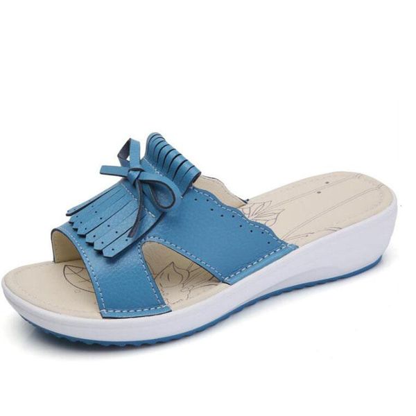 women platform sandals leather 2021 summer shoes woman slip on wedges open toe female fashion slides bow tassel beach slippers, Black
women platform sandals leather 2021 summer shoes woman slip on wedges open toe female fashion slides bow tassel beach slippers, Black
