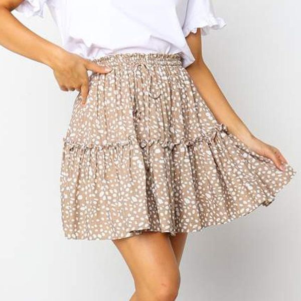 skirts beach resort fashion korean high waist women casual polka dot print ruffles a-line pleated lace up short skirt mini, Black
skirts beach resort fashion korean high waist women casual polka dot print ruffles a-line pleated lace up short skirt mini, Black
