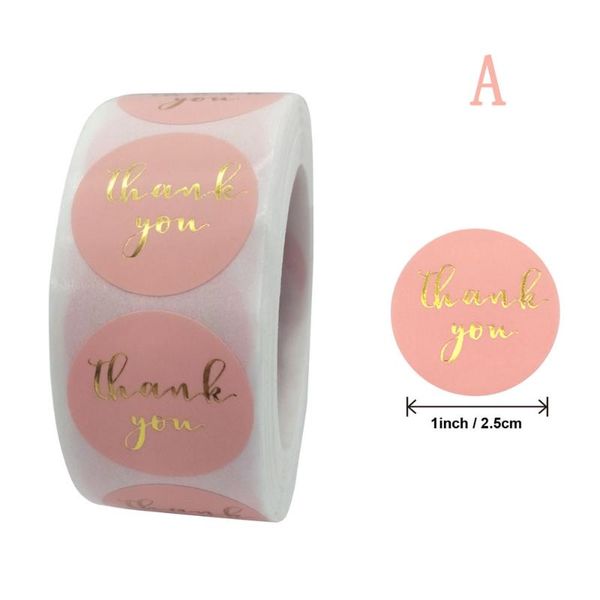 gift wrap 1 roll 500 pcs pink black stamping thank you sticker seal envelope wedding decoration party accessories
gift wrap 1 roll 500 pcs pink black stamping thank you sticker seal envelope wedding decoration party accessories