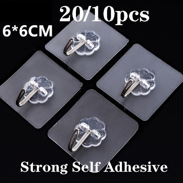 hooks & rails 10/20pc plastic strong sticky wall door storage hang seamless hanging hook transparent punch-towel
hooks & rails 10/20pc plastic strong sticky wall door storage hang seamless hanging hook transparent punch-towel