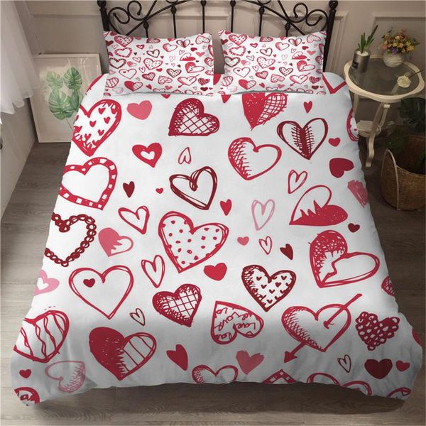 bedding sets 2/3 pieces sweets love heart shaped duvet cover 3d print bed double covers for adults gift
bedding sets 2/3 pieces sweets love heart shaped duvet cover 3d print bed double covers for adults gift