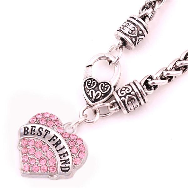 charm bracelets women heart bracelet gift for bff jewelry friend written beautiful crystals wheat link chain zinc alloy drop, Golden;silver
charm bracelets women heart bracelet gift for bff jewelry friend written beautiful crystals wheat link chain zinc alloy drop, Golden;silver