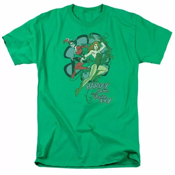 Harley Quinn Harley and Ivy T Shirt Mens Licensed DC Comics Tee Kelly Green, White;black
Harley Quinn Harley and Ivy T Shirt Mens Licensed DC Comics Tee Kelly Green, White;black