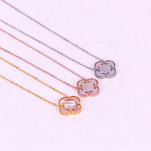 pendant necklaces stainless steel flower shell women collars accessories gold silver color chains necklace wholesale gift weddding
pendant necklaces stainless steel flower shell women collars accessories gold silver color chains necklace wholesale gift weddding
