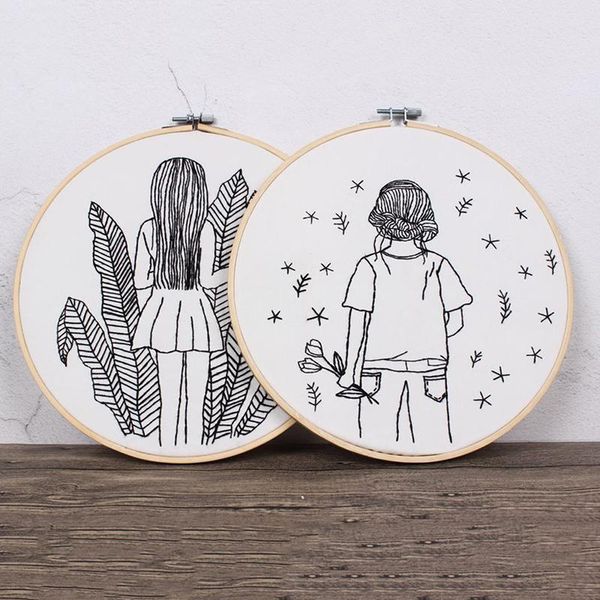 other arts and crafts sketch easy embroidery kit for beginner printed needlework cross stitch set sewing art wall painting home decor
other arts and crafts sketch easy embroidery kit for beginner printed needlework cross stitch set sewing art wall painting home decor