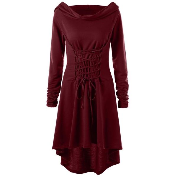casual dresses women gothic witch elven costume nienna mini dress hooded corset lace-up gown swallow tail high low cut tunic for lady, Black;gray
casual dresses women gothic witch elven costume nienna mini dress hooded corset lace-up gown swallow tail high low cut tunic for lady, Black;gray