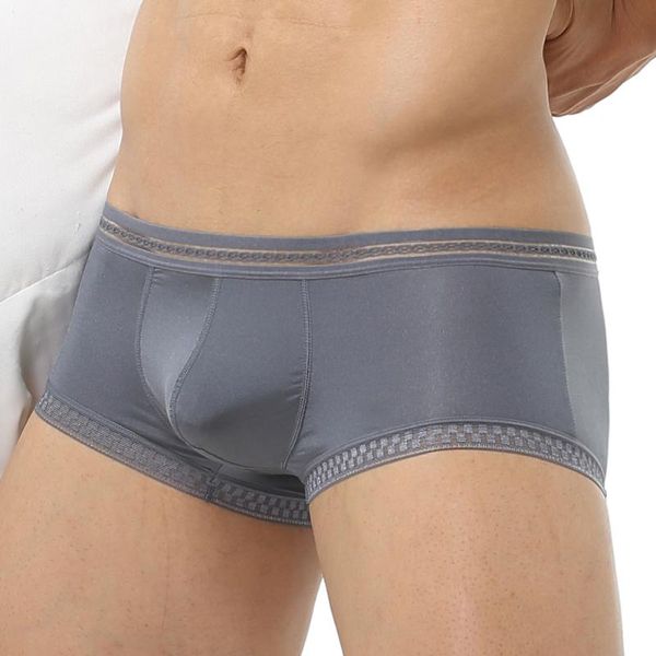 underpants men boxers underwear brief man ice silk large size men's shorts with print low-rise u pouch panties, Black;white
underpants men boxers underwear brief man ice silk large size men's shorts with print low-rise u pouch panties, Black;white