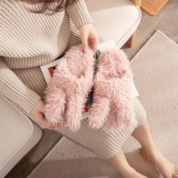 slippers mljufee women autumn winter warm plush faux fur cozy hair purple color furry non-slip home cotton, Black
slippers mljufee women autumn winter warm plush faux fur cozy hair purple color furry non-slip home cotton, Black