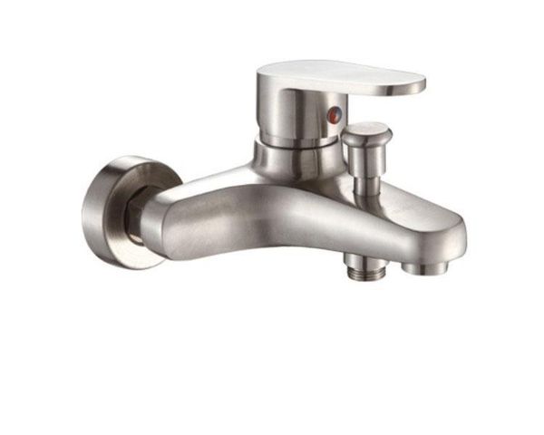 stainless steel bathroom shower faucet tap, brushed mixing valve, single handle wall mounted sets
stainless steel bathroom shower faucet tap, brushed mixing valve, single handle wall mounted sets