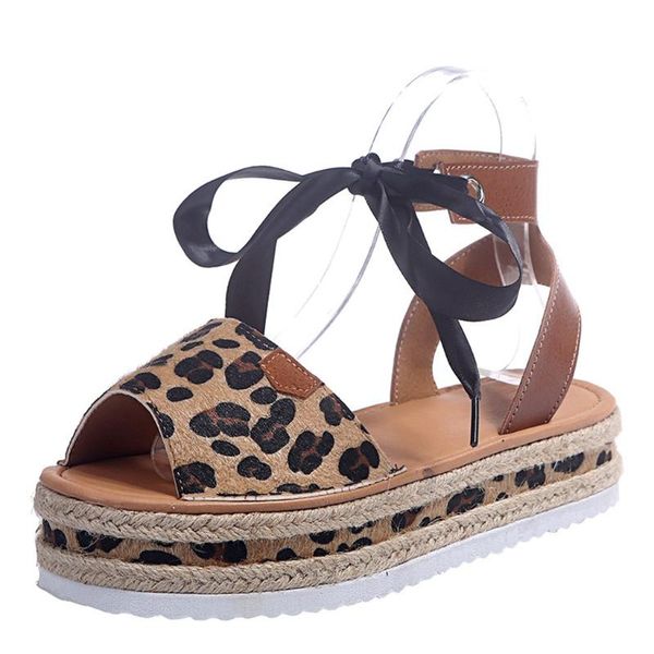 platform sandals wedges women pluse size leopard lace up summer shoes women's footwear for feminina heels mujer, Black
platform sandals wedges women pluse size leopard lace up summer shoes women's footwear for feminina heels mujer, Black