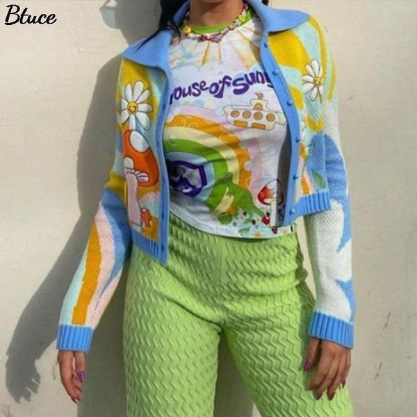 women's knits & tees 100% cotton house of grass women long sleeve oil paint cardigan sweater female autumn single breasted lapel knitte, White
women's knits & tees 100% cotton house of grass women long sleeve oil paint cardigan sweater female autumn single breasted lapel knitte, White