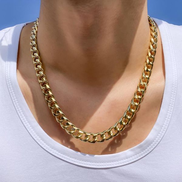 chokers punk rock gold cuban link chains necklace fashion hiphop jewelry short rhinestones iced out necklaces for men women, Golden;silver
chokers punk rock gold cuban link chains necklace fashion hiphop jewelry short rhinestones iced out necklaces for men women, Golden;silver