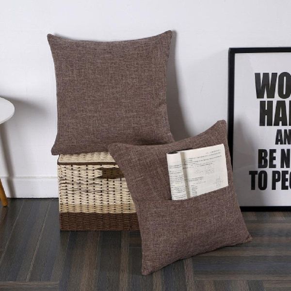 brown soft modern simple cushion cover linen 45 x throw pillow for sofa bed office set of 2 cushion/decorative
brown soft modern simple cushion cover linen 45 x throw pillow for sofa bed office set of 2 cushion/decorative