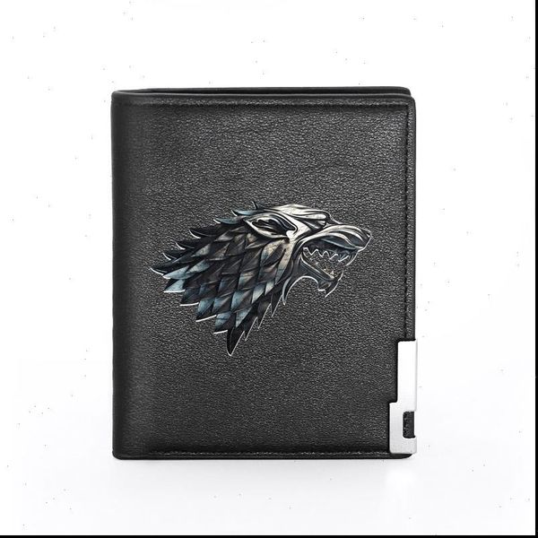 fashion house stark of winterfell wolf theme printing pu leather wallet men bifold credit card holder short purse male, Red;black
fashion house stark of winterfell wolf theme printing pu leather wallet men bifold credit card holder short purse male, Red;black