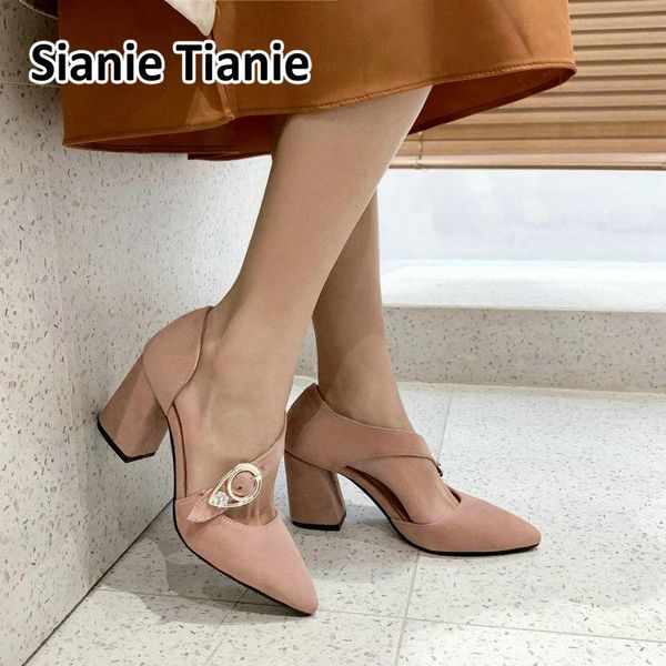 dress shoes sianie tianie 2021 spring summer pointed toe buckle strap wedding bridal block high heels women mary janes woman sandals, Black
dress shoes sianie tianie 2021 spring summer pointed toe buckle strap wedding bridal block high heels women mary janes woman sandals, Black