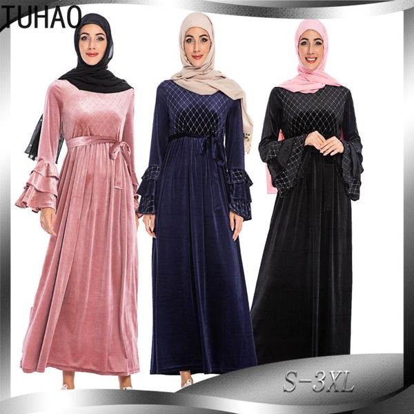 casual dresses tuhao autumn winter pink blue black dress long sleeve velvet loose maxi vestidos plus size muslim abaya 3xl wm34, Black;gray
casual dresses tuhao autumn winter pink blue black dress long sleeve velvet loose maxi vestidos plus size muslim abaya 3xl wm34, Black;gray