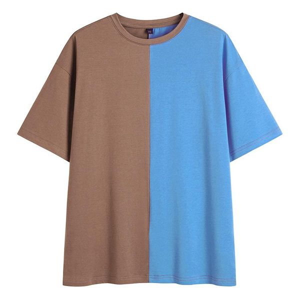 zt316 men summer fashion short sleeve contrast color patchwork teens streetwear tee pullover o-neck solid chic t-shirt men's t-shirts, White;black
zt316 men summer fashion short sleeve contrast color patchwork teens streetwear tee pullover o-neck solid chic t-shirt men's t-shirts, White;black
