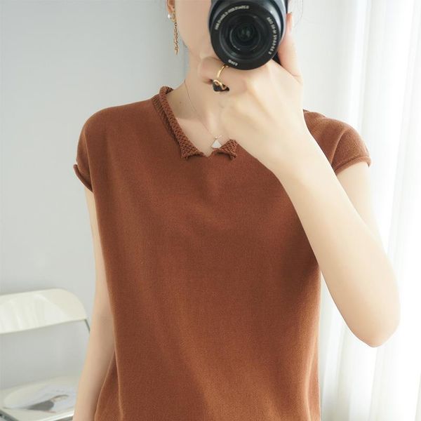 summer women's short sleeve loose hem v-neck cotton tees solid color thin short-sleeved pullover t-shirt merrilamb, White
summer women's short sleeve loose hem v-neck cotton tees solid color thin short-sleeved pullover t-shirt merrilamb, White