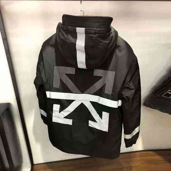 canada jacket off tide white reflective hooded down warm thickened coupledown parkas, Black
canada jacket off tide white reflective hooded down warm thickened coupledown parkas, Black