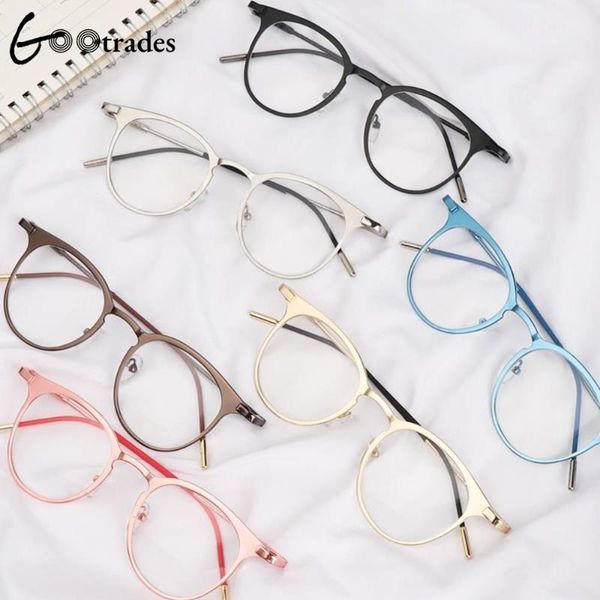 sunglasses gootrades metal glasses for women men vintage round frame computer protection eyeglasses ultra light, White;black
sunglasses gootrades metal glasses for women men vintage round frame computer protection eyeglasses ultra light, White;black